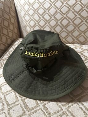 NWT National Park Service Junior Ranger Olive Green Bucket Hat